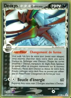 Deoxys δ, EX Fantômes Holon, n° 3