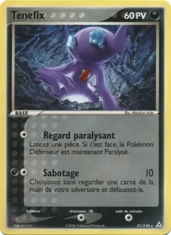 Ténéfix, EX Fantômes Holon, n° 31