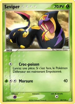 Séviper, EX Fantômes Holon, n° 32
