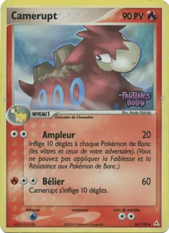 Camérupt, EX Fantômes Holon, n° 36