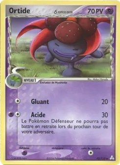 Ortide δ, EX Fantômes Holon, n° 42
