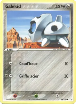 Galekid, EX Fantômes Holon, n° 58