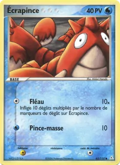 Ecrapince, EX Fantômes Holon, n° 63