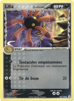 Lilia δ, EX Fantômes Holon, n° 68