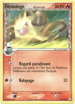Férosinge δ, EX Fantômes Holon, n° 70