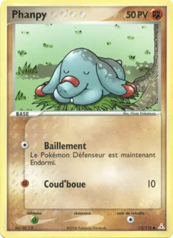 Phanpy, EX Fantômes Holon, n° 75
