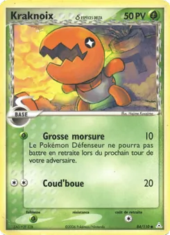 Kraknoix δ, EX Fantômes Holon, n° 84