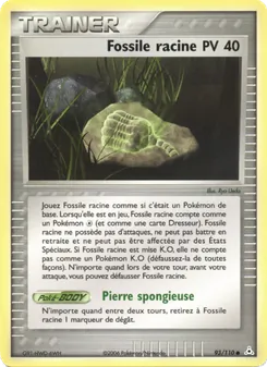 Fossile racine, EX Fantômes Holon, n° 93
