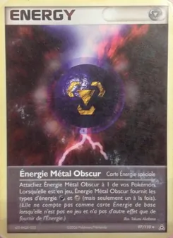 Énergie Métal Obscur, EX Fantômes Holon, n° 97