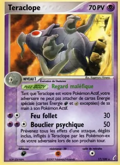 Téraclope, EX Gardiens de Cristal, n° 17