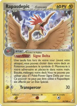 Rapasdepic δ, EX Gardiens de Cristal, n° 18