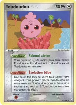 Toudoudou, EX Gardiens de Cristal, n° 21