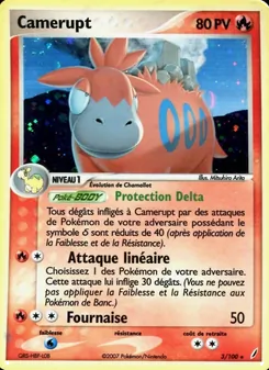 Camérupt, EX Gardiens de Cristal, n° 3