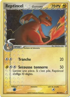 Reptincel δ, EX Gardiens de Cristal, n° 30