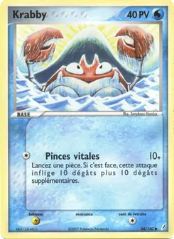 Krabby, EX Gardiens de Cristal, n° 54