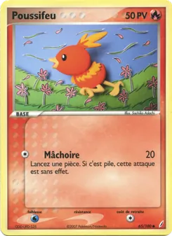 Poussifeu, EX Gardiens de Cristal, n° 65
