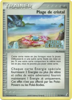 Plage de cristal, EX Gardiens de Cristal, n° 75