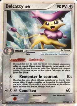 Delcatty ex, EX Gardiens de Cristal, n° 91