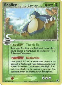 Ronflex δ, EX Île des Dragons, n° 10