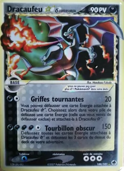 Dracaufeu ☆ δ, EX Île des Dragons, n° 100