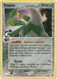 Tropius δ, EX Île des Dragons, n° 23