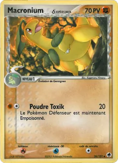 Macronium δ, EX Île des Dragons, n° 26