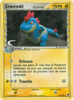 Crocrodil δ, EX Île des Dragons, n° 27