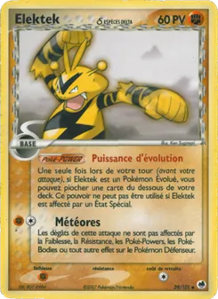 Elektek δ, EX Île des Dragons, n° 29