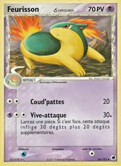 Feurisson δ, EX Île des Dragons, n° 36
