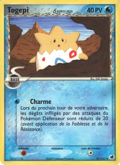 Togepi δ, EX Île des Dragons, n° 41