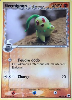 Germignon δ, EX Île des Dragons, n° 44