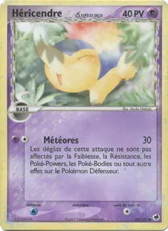 Héricendre δ, EX Île des Dragons, n° 45