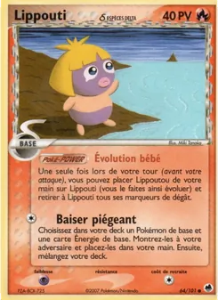 Lippouti δ, EX Île des Dragons, n° 64