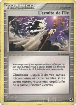 L'ermite de l'île, EX Île des Dragons, n° 76