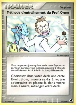 Méthode d'entraînement du Prof. Orme, EX Île des Dragons, n° 79