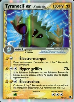 Tyranocif ex δ, EX Île des Dragons, n° 99