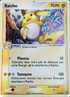 Raichu, EX Gardiens du Pouvoir, n° 12