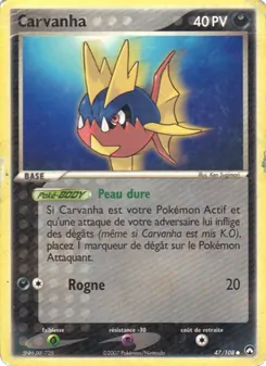 Carvanha, EX Gardiens du Pouvoir, n° 47