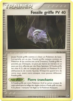 Fossile griffe, EX Gardiens du Pouvoir, n° 84