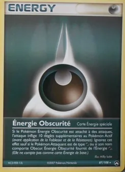 Énergie Obscurité, EX Gardiens du Pouvoir, n° 87