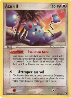 Azurill, EX Tempête de sable, n° 31