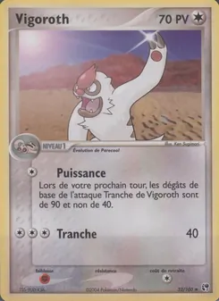 Vigoroth, EX Tempête de sable, n° 52