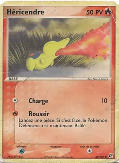 Héricendre, EX Tempête de sable, n° 59