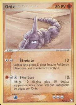 Onix, EX Tempête de sable, n° 71