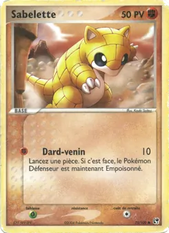Sabelette, EX Tempête de sable, n° 75