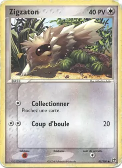 Zigzaton, EX Tempête de sable, n° 85
