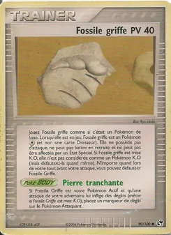 Fossile griffe, EX Tempête de sable, n° 90