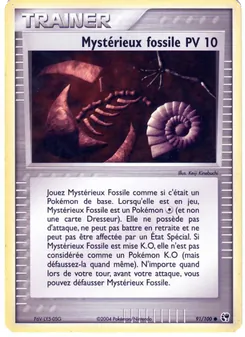 Mystérieux fossile, EX Tempête de sable, n° 91