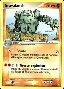 Gravalanch, EX Dragon, n° 29