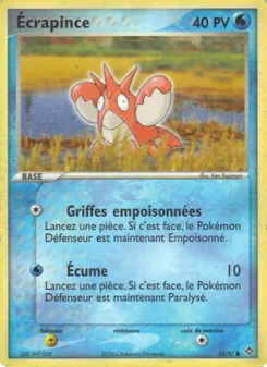 Écrapince, EX Dragon, n° 52